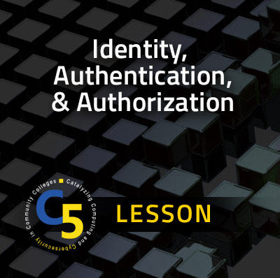 Identity, Authentication, & Authorization Lesson